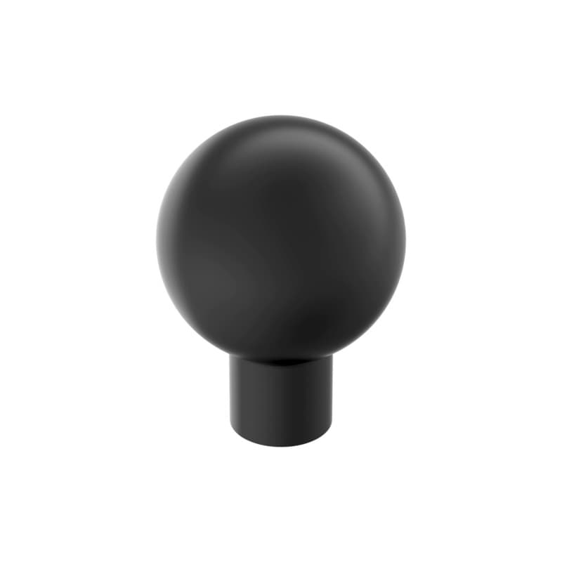 1-1/8" Coble Cabinet Knob, Matte Black