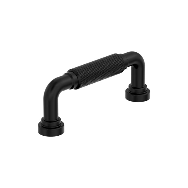 3" Collet Cabinet Pull, Matte Black