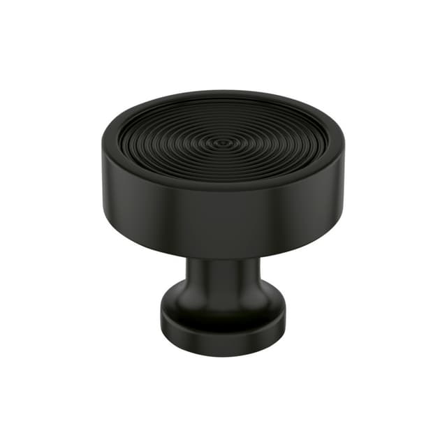 1-1/4" Dupont Circle Cabinet Knob, Matte Black