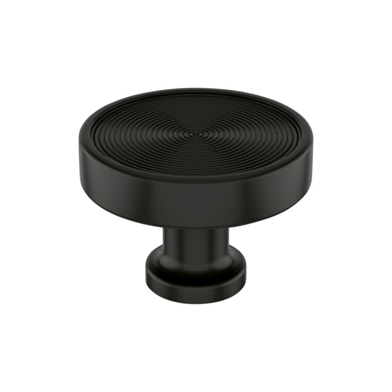 1-3/4" Dupont Circle Cabinet Knob, Matte Black