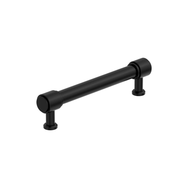 128mm Faircrest Cabinet Pull, Matte Black