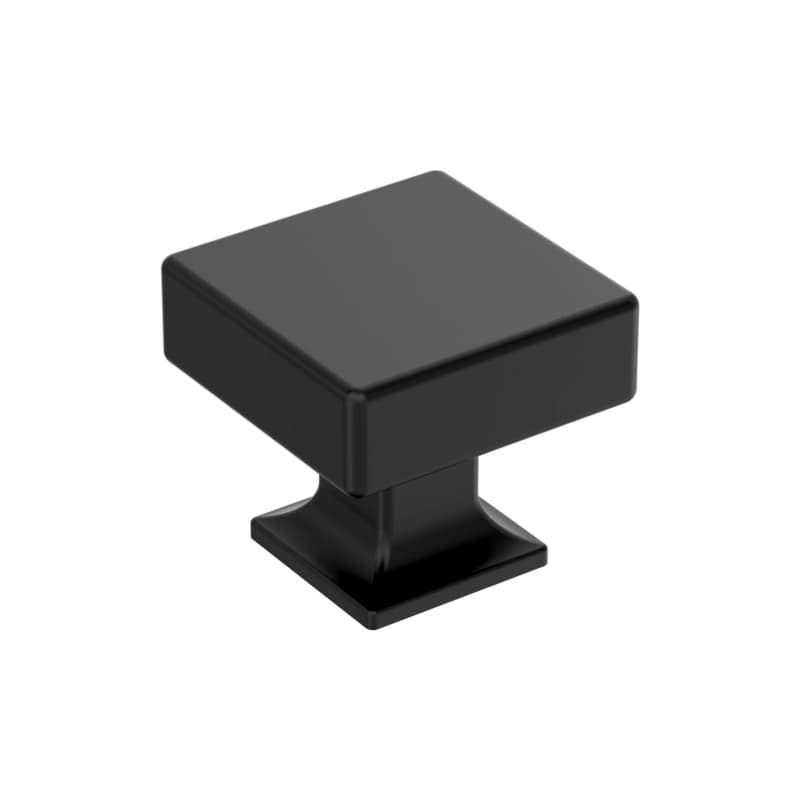 1-1/4" Lintel Cabinet Knob, Matte Black