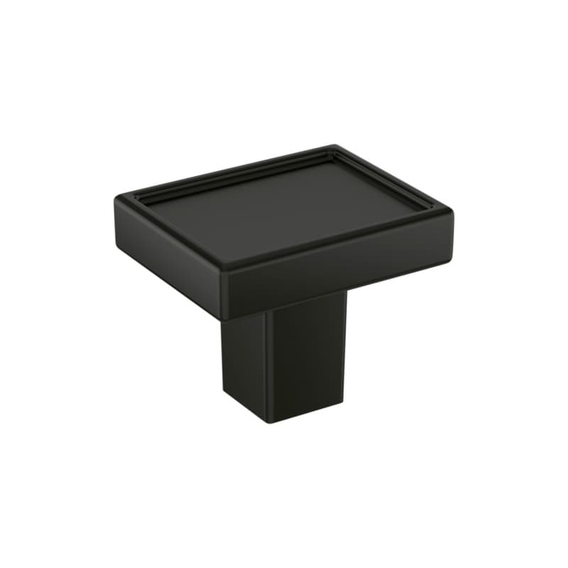 1-1/4" Rockhurst Cabinet Knob, Matte Black