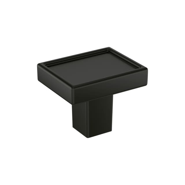 1-1/4" Rockhurst Cabinet Knob, Matte Black