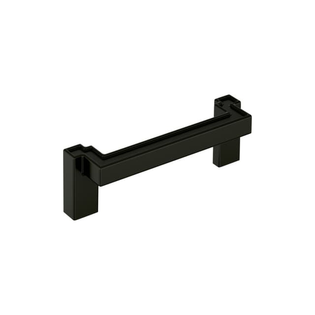 3-3/4" Rockhurst Cabinet Pull, Matte Black