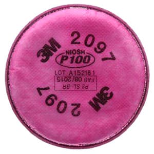 2097 Particulate Filter, P100 Respiratory Protection 100/Case