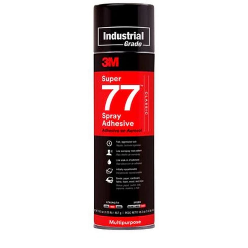 Super 77 Multipurpose Adhesive, Clear, Aerosol