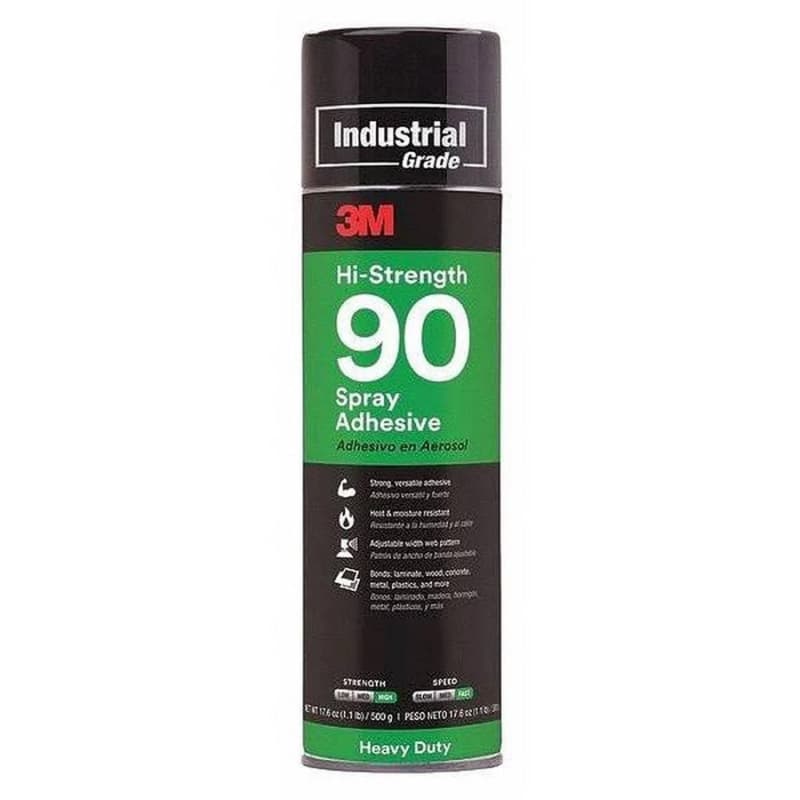 Hi-Strength 90 Low VOC Spray Adhesive, Clear, 19 oz Can