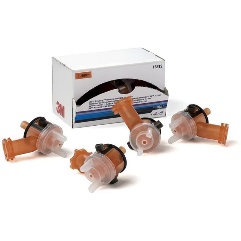 Accuspray Atomizing Head Refill, Orange, 4/Kit