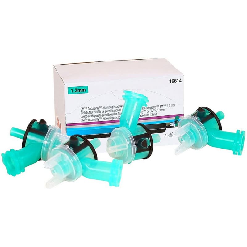 Accuspray Atomizing Head Refill, Green, 4/Kit