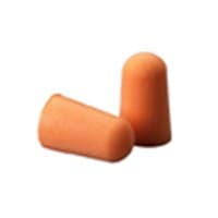 1100 29 dB Disposable Foam Ear Plug, Orange 200/Box