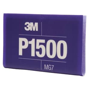 6.8" x 5.5" 1500 Grit Aluminum Oxide Hookit™ Flexible Abrasive Sheet (25/Box)
