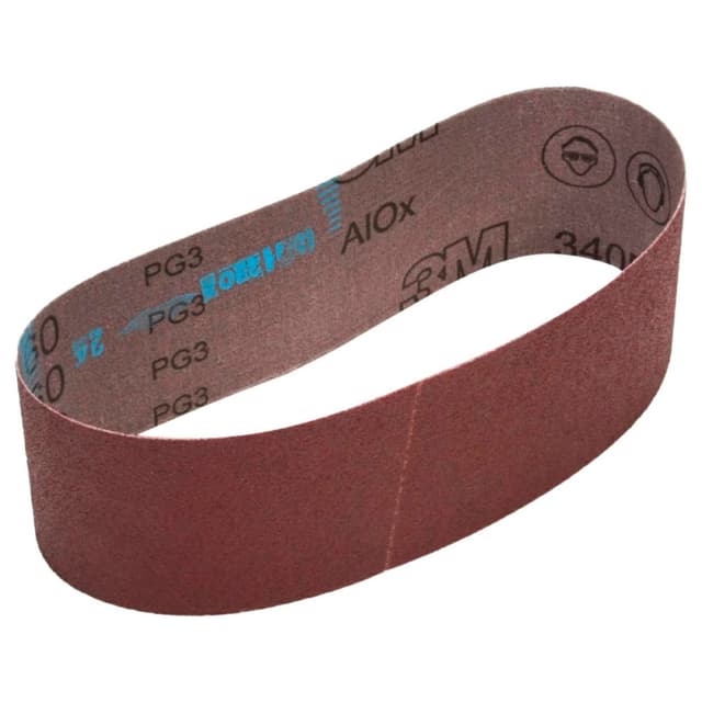 24" x 4" 50 Grit Abrasive Belt, Aluminum Oxide On Cloth