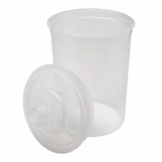PPS™ Large Lids and Liners, 28 Oz, Box of 25