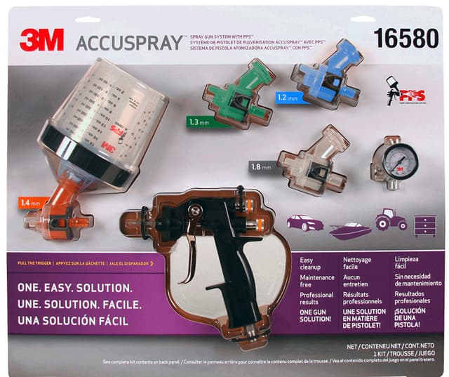 Accuspray Gravity Fed Spray Gun with Standard PPS™