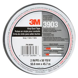 2" Gray Duct Tape, 50 Yard Roll