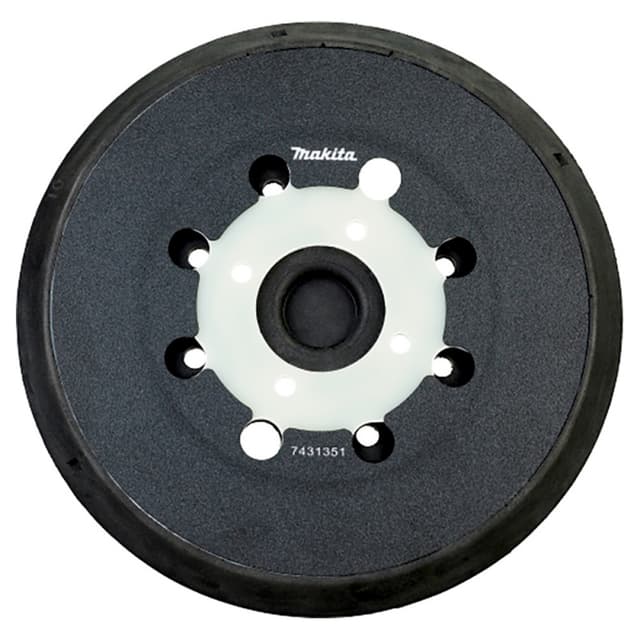 6" Round Sanding Backing Pad, Hook/Loop, Super Soft