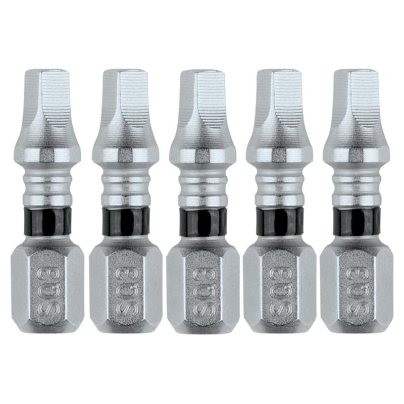 #3 x 1" Square Impact XPS Insert Bit, (5/Pack)