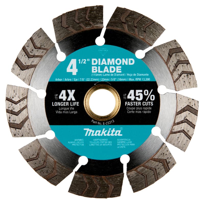 4-1/2" Segmented Turbo General Purpose Diamond Blade
