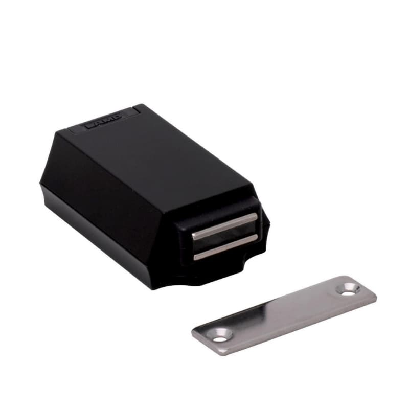 Push-To-Open Door Latch, Black