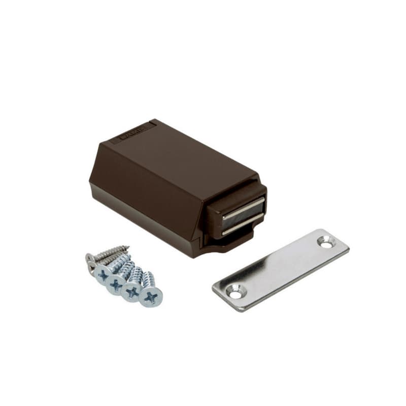 7/8" Push-To-Open Door Latch, Brown