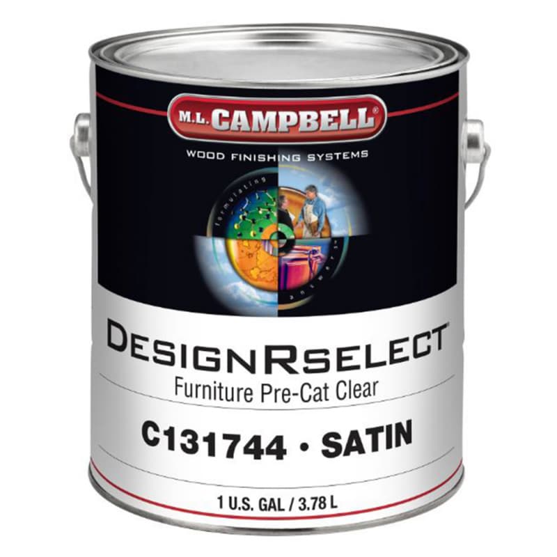 DesignRselect® Furniture Pre-Catalyzed Clear Lacquer, Soft, 5 Gallon