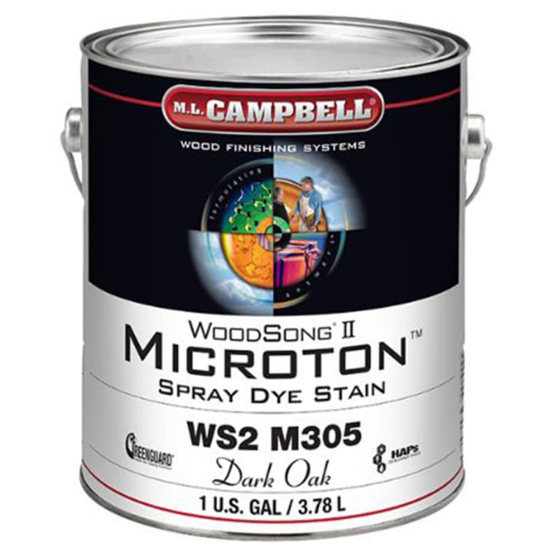 WoodSong® II Microton Spray Dye Stain, Cordovan, 1 Gallon