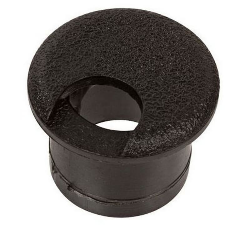 1" Grommet Cap and Liner Set for 3/4" Hole, Matte Black