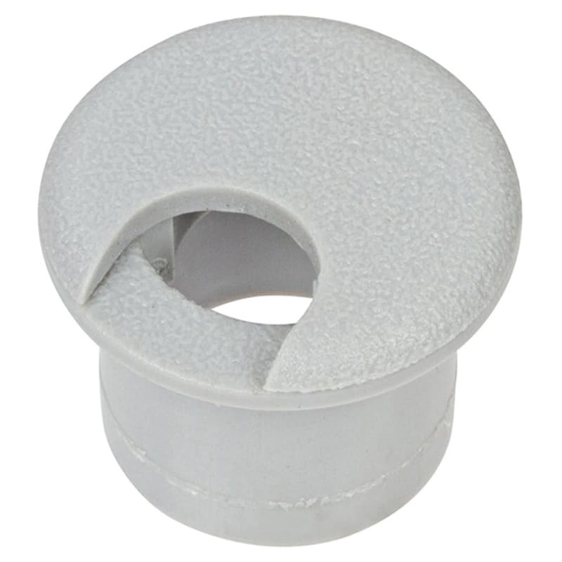 1" Grommet Cap and Liner Set for 3/4" Hole, Light Gray