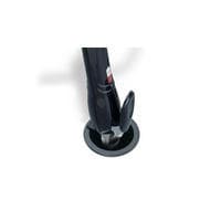 Round Large Curling Iron Holder, Black
