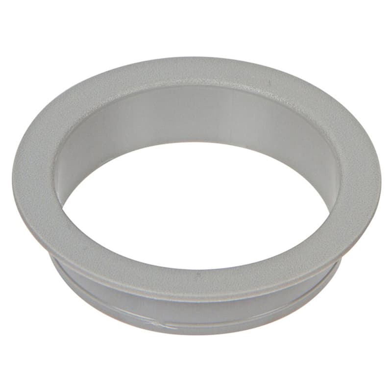 3" Plastic Grommet Sleeve for 2-1/2" Hole, Warm Gray