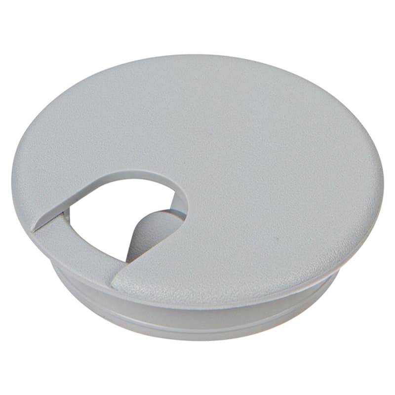 3" Grommet Cap and Liner Set for 2-1/2" Hole, Light Gray