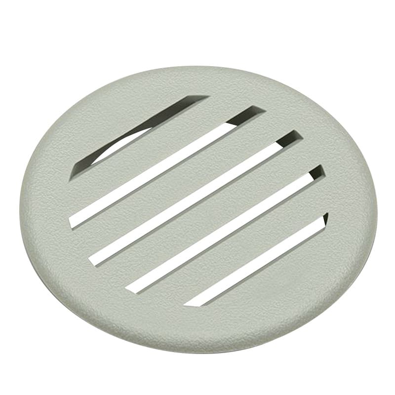3" 1-Piece Air Vent Grommet Cap for 2-1/2" Hole, Light Gray