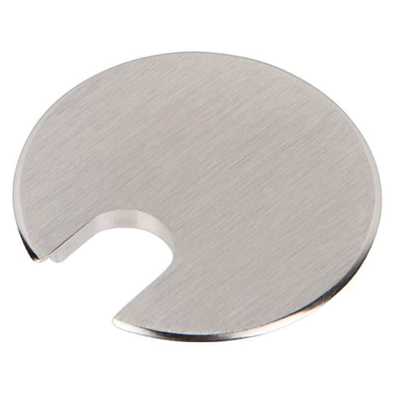 2-1/2" Desk Grommet Cap for 2-3/16" Hole, Satin Chrome