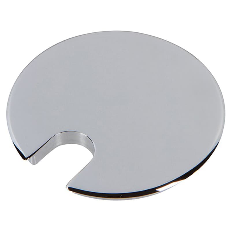 3" Desk Grommet Cap for 2-3/4" Hole, Polished Chrome