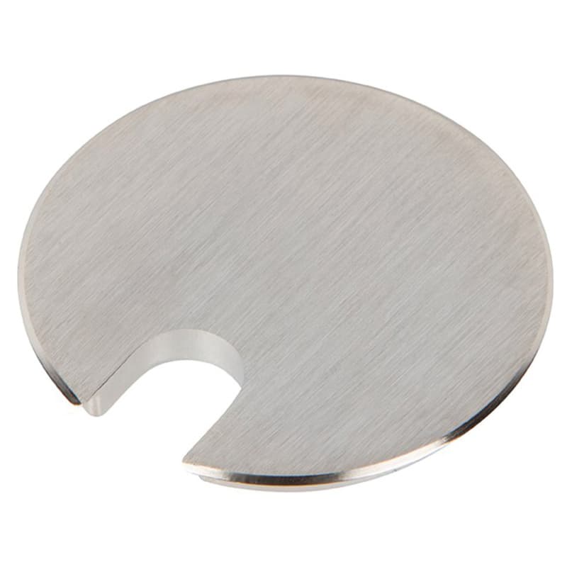 3" Desk Grommet Cap for 2-3/4" Hole, Satin Chrome