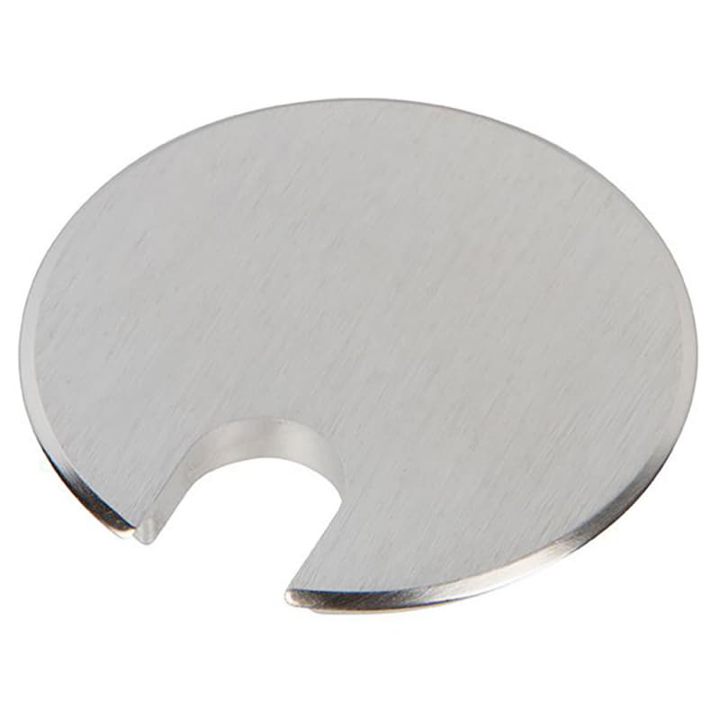 2-5/8" Desk Grommet Cap, Satin Chrome
