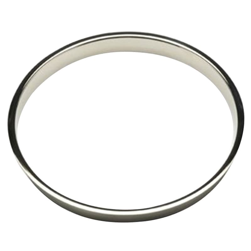 10-19/32" Trash Grommet Liner for 10" Hole, Polished Stainless Steel