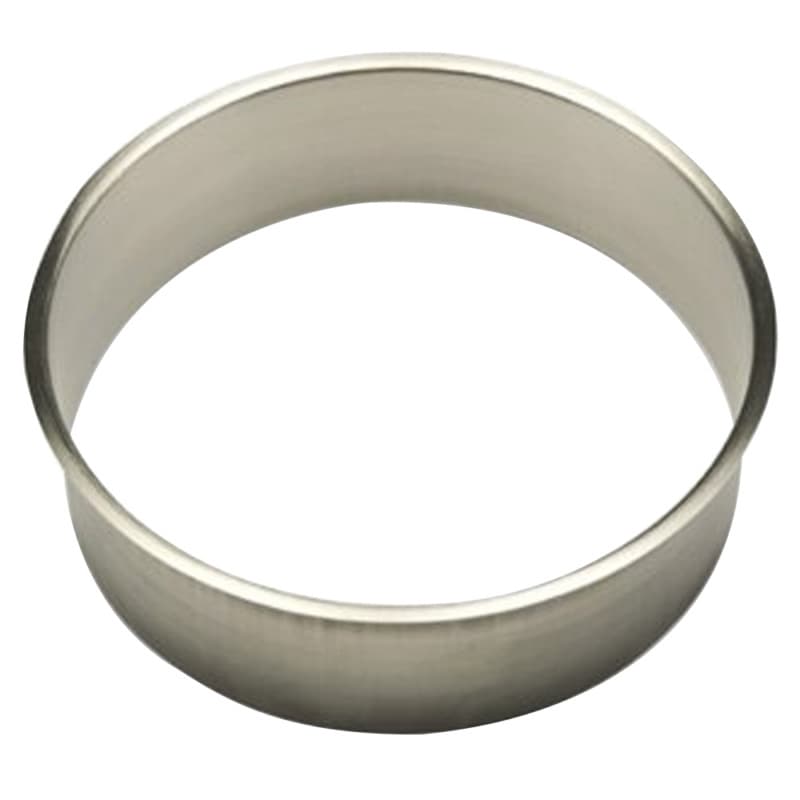 10-19/32" Trash Grommet for 10" Hole, Satin Stainless Steel