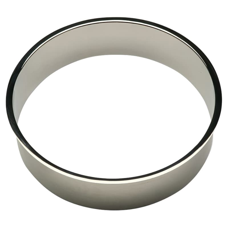 12-13/16" Trash Grommet for 12" Hole, Polished Stainless Steel