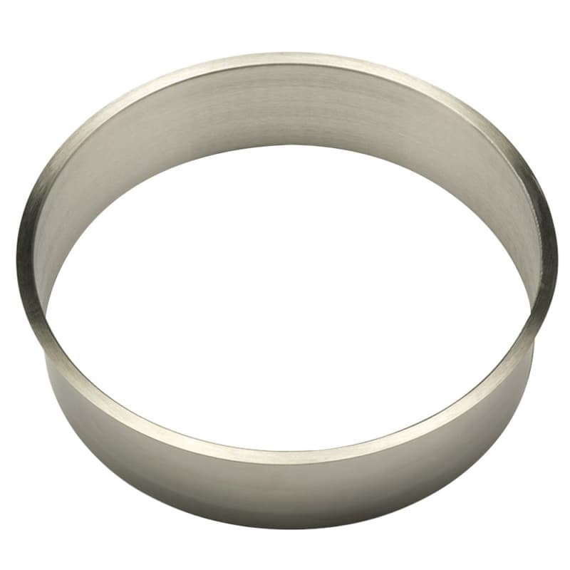 12-13/16" Trash Grommet for 12" Hole, Satin Stainless Steel
