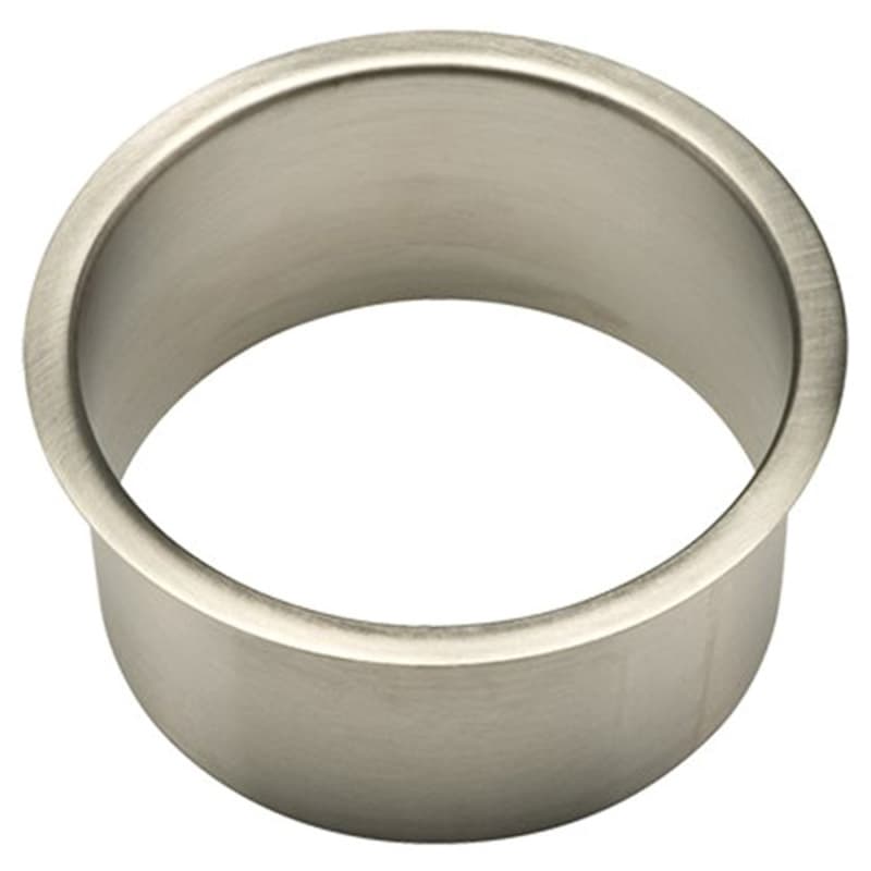 6-3/4" Trash Grommet for 6" Hole, Satin Stainless Steel