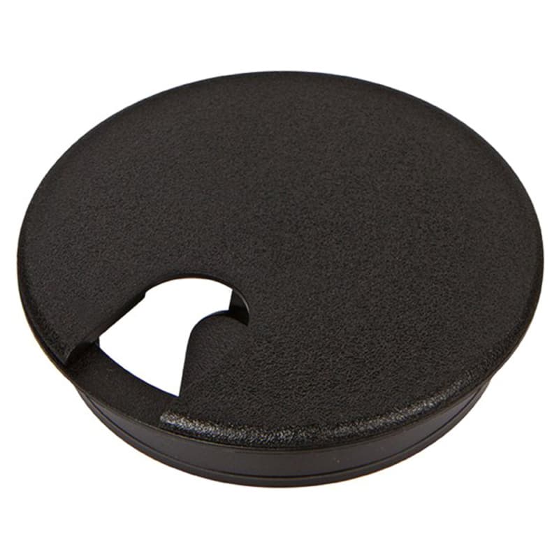 4" Grommet Set for 3-1/2" Hole, Matte Black