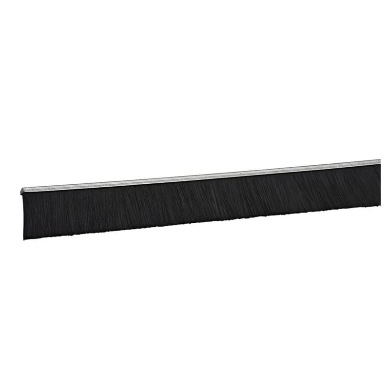 6' Brush Strip, Matte Black