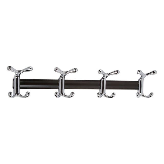 CH13K Quad Coat Hook, Polished Chrome