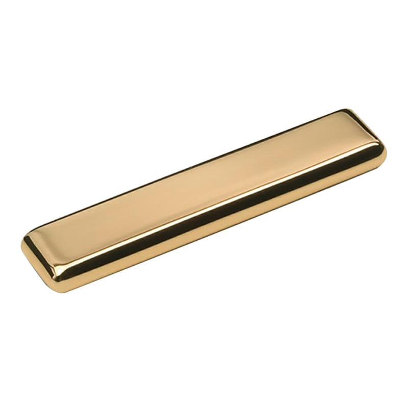 3-25/32" Tab Drawer Pull, Polished Brass