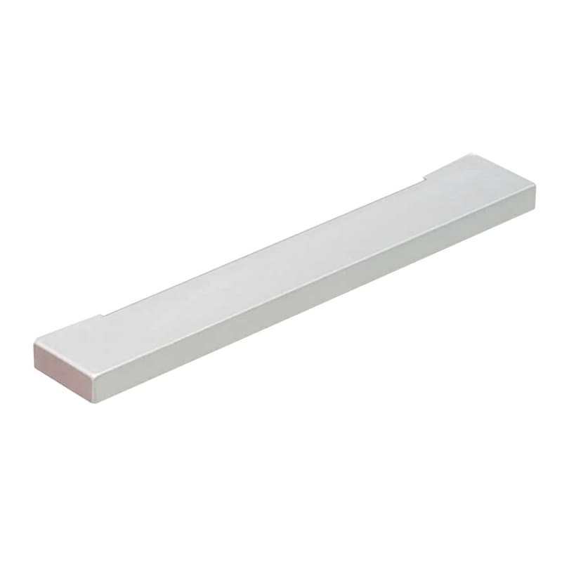 5-1/32" Recessed Finger Grip Pull, Satin Aluminum