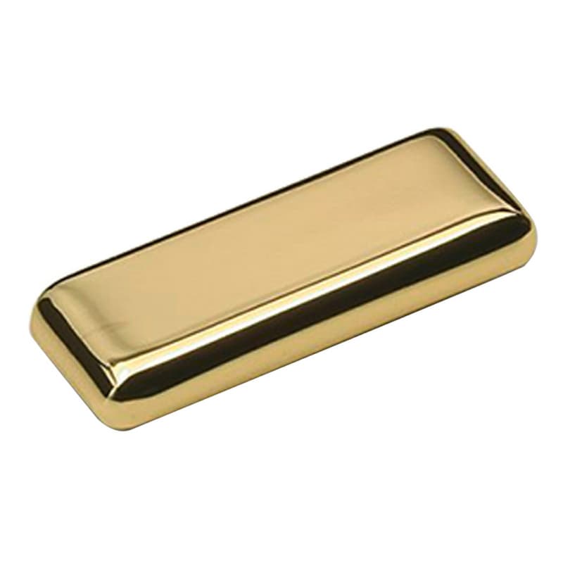 1-7/8" Tab Drawer Pull, Polished Brass