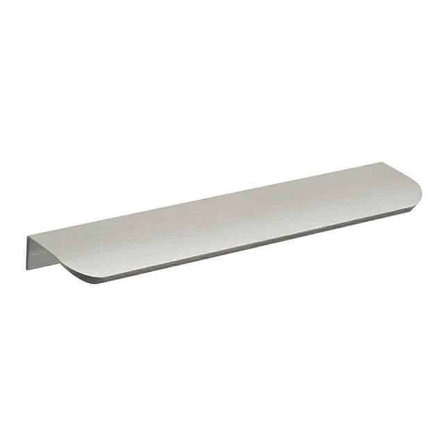 6-5/16" Medium Round Edge Drawer Pull, Brushed Satin Aluminum