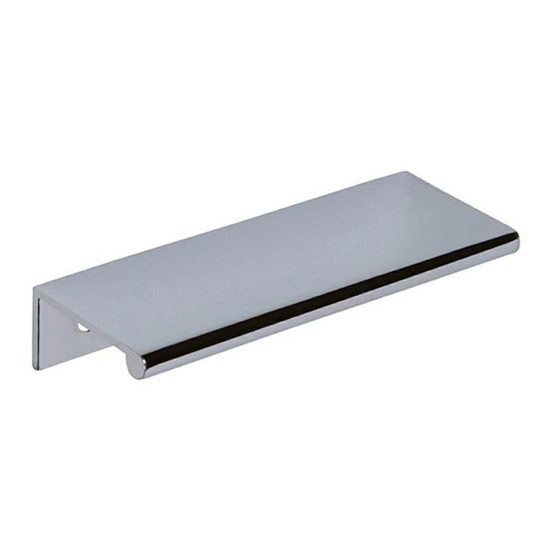 3" Edge Finger Pull, Polished Chrome, 4" Length